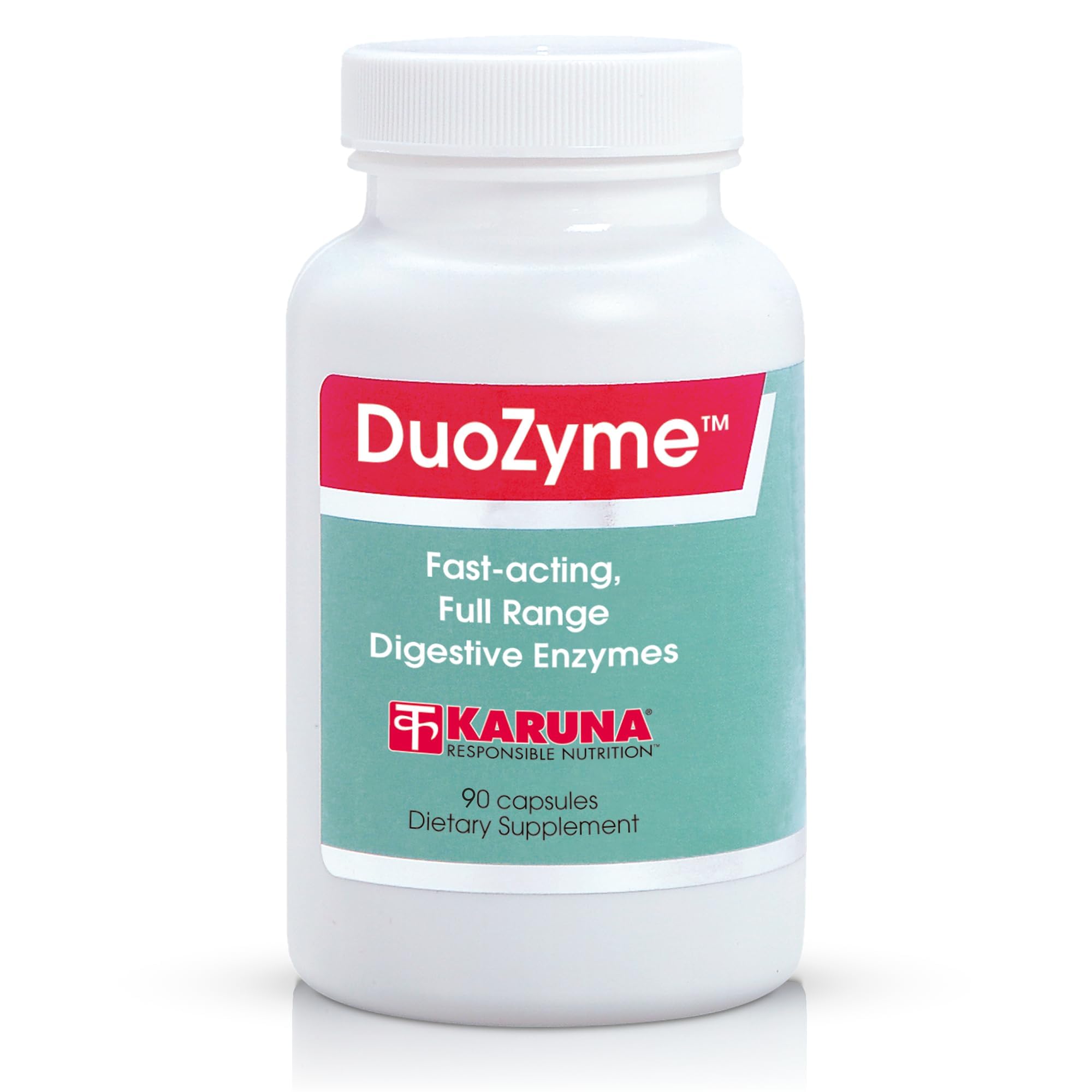 Karuna DuoZyme — Multi-enzimas, 90 cápsulas