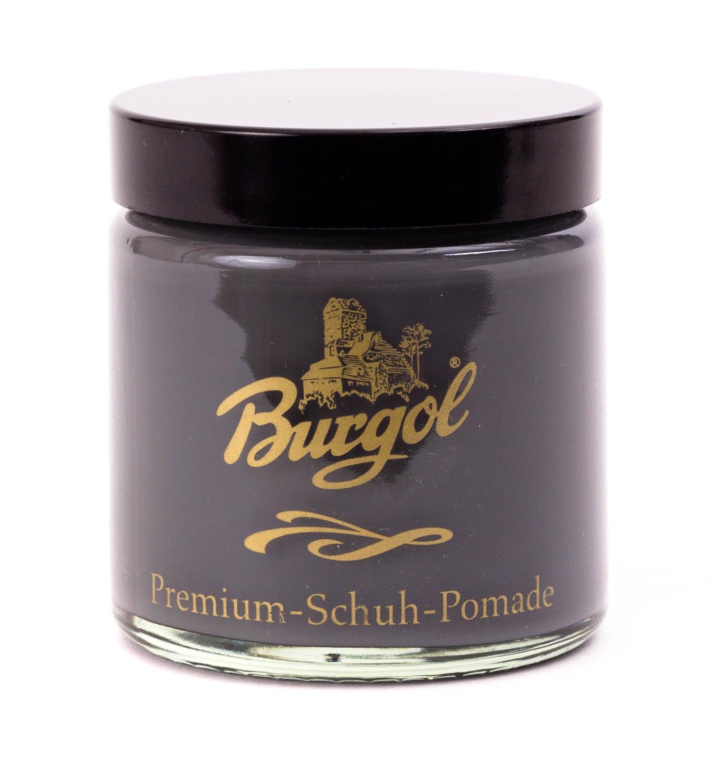 Burgol Schuhcreme Premium-Schuh-Pomade Grau