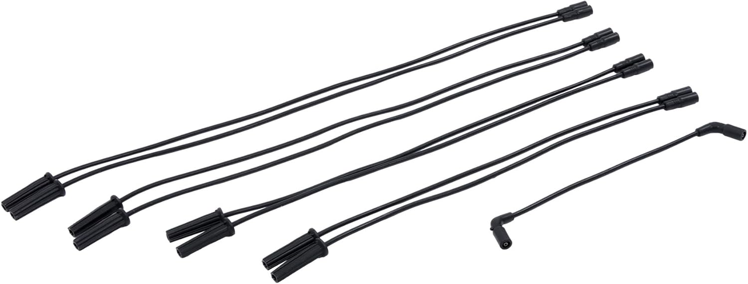Ignition Spark Plug Wire Set Replacement for 5.0 5.7 8.1 GXI GI OSI Fuel Injected Engines with Flat Top Distributor 3888328 3859000