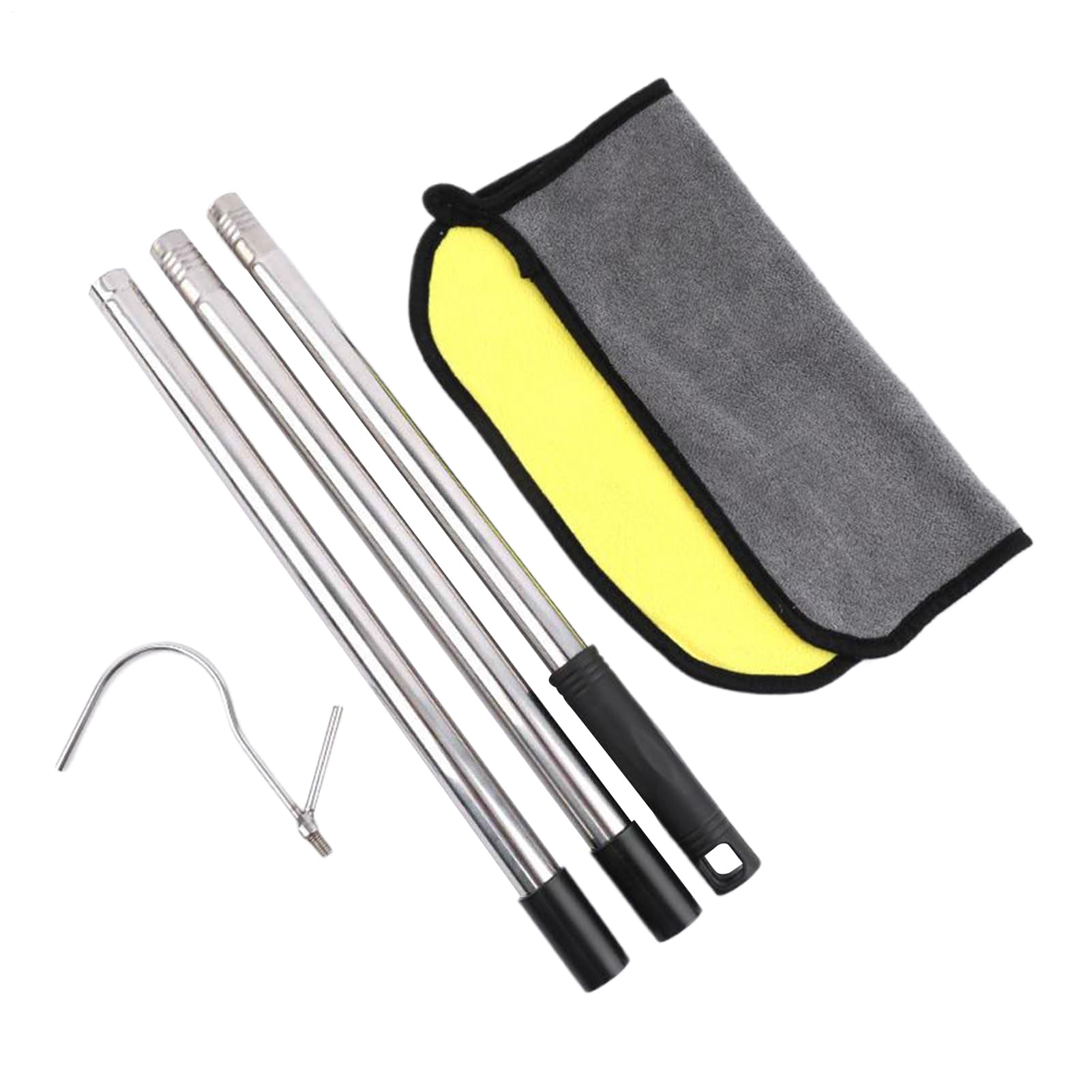 – Pool Robot Hook - Robotic Pool Cleaner Stainless Steel Hooks - Quick-Release Cleaning Tools Hanger for Skimming Grabbing Debris Removal Safety Rescue Commercial Maintenance