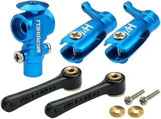 Microheli CNC DFC Main Rotor Package (Blue) - Blade Nano CPX/CPS/S2