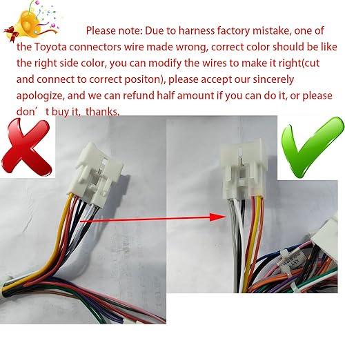 Miniatura 2 de 16pin para el nuevo Pioneer Car Radio Stereo Power Retrofit Arnés Cable Cable para Toyota Antiguo Prado Corolla RAV4 Tacoma Highlander 4Runner