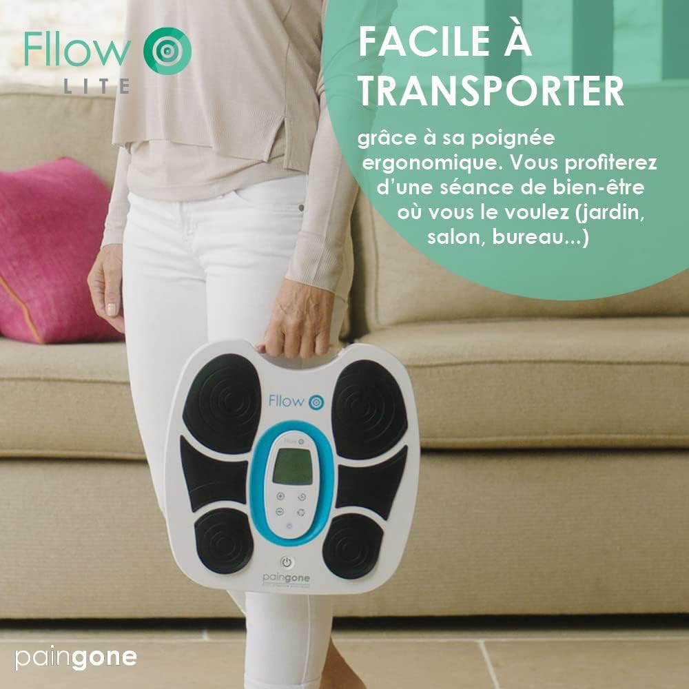 Paingone Fllow Lite | Soulage les jambes lourdes et douloureuses | Jambes enflées, circulation sanguine | Sans médicament | Cliniquement prouvé, dernière génération