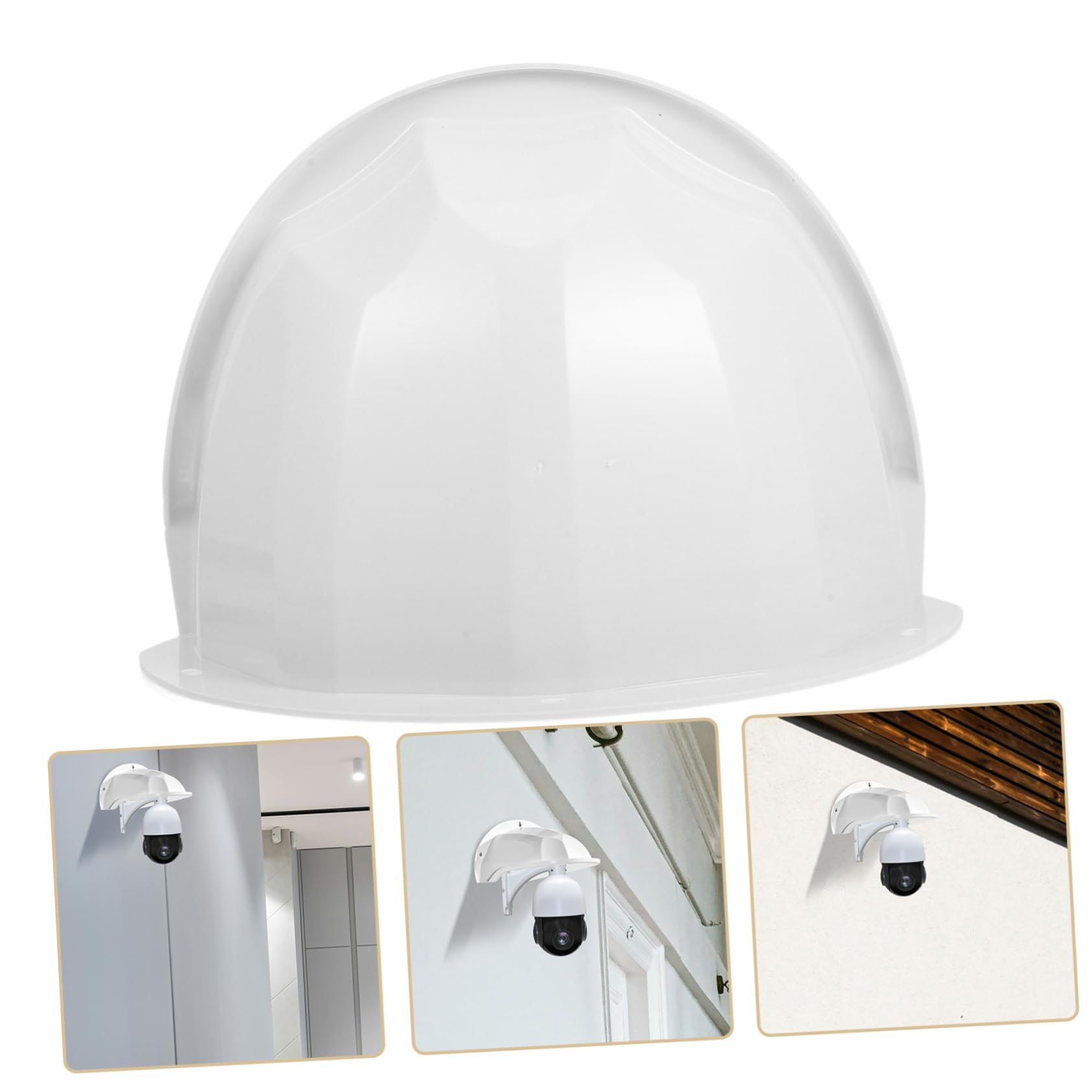 Housses de Protection et Extérieur Protection pour Lot de 4 Caméra Extérieure, Abri Anti-Pluie en Abs pour Maison