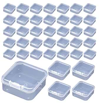 Amazon.co.jp: Riblind プラスチックケース 透明 小物収納