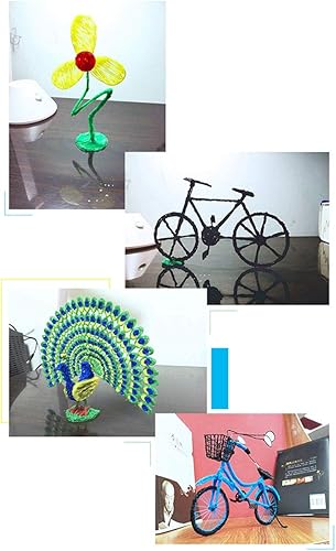 Miniatura 4 de 20 hojas de moldes de dibujo para impresora 3D, plantillas de papel para bolígrafos de impresión 3D, 40 patrones y un juego de placas transparentes