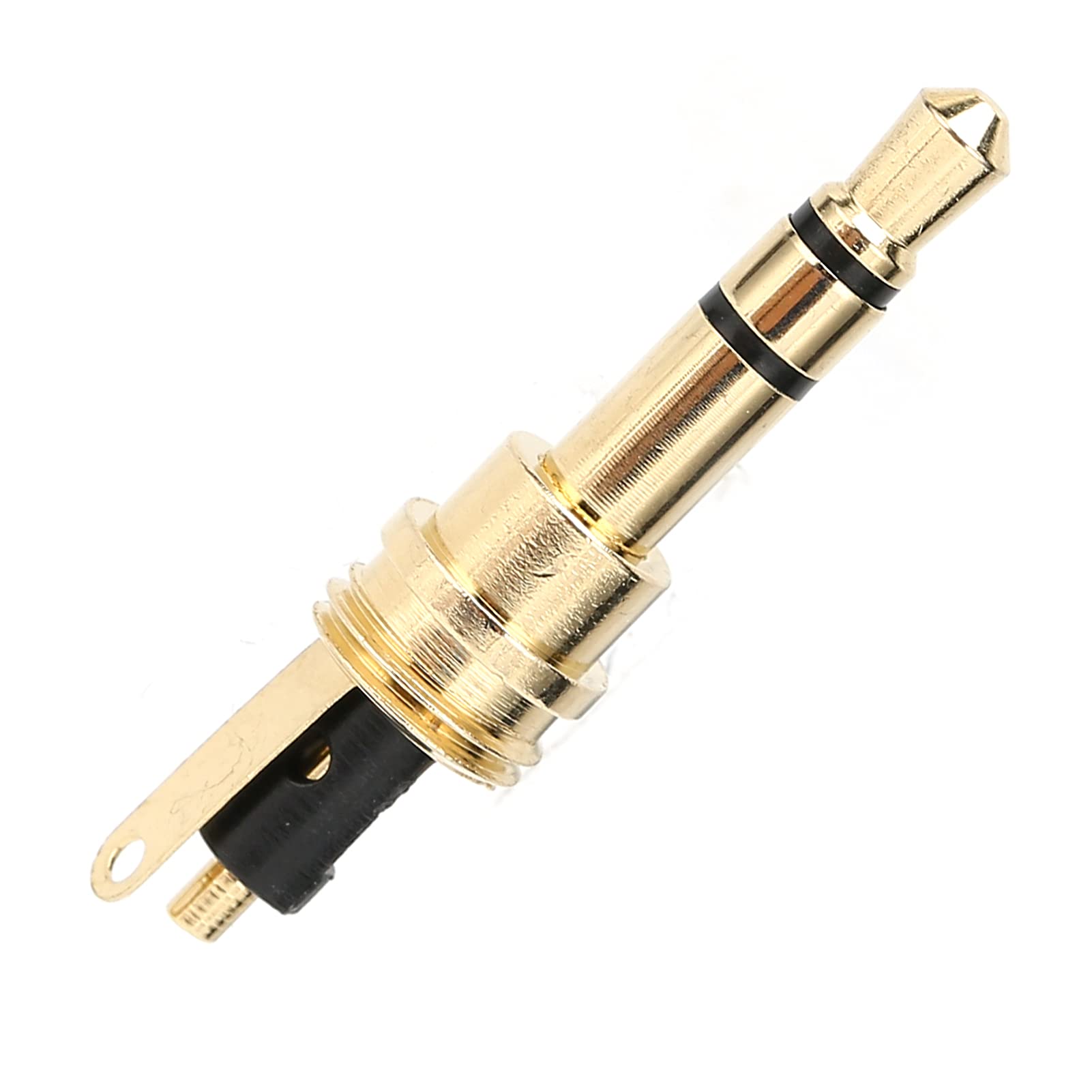 Adaptateur de Prise Jack stéréo 3,5 mm à 3 Broches plaqué Or, Accessoire de réparation et de Remplacement pour écouteurs et câbles Audio DIY, Lot de 100 Prises Jack soudées en