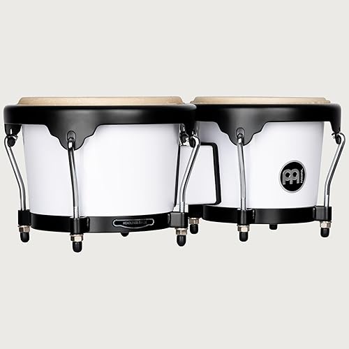 Miniatura 73 de Meinl Percussion HB100SNT-M bongós de madera natural de 6 3/4 y 8 pulgadas, Negro