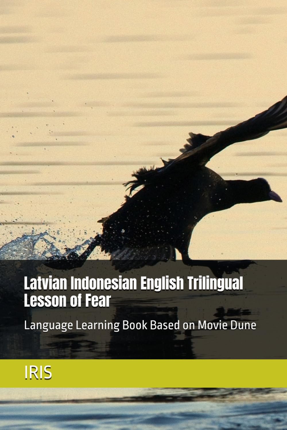 Latvian Indonesian English Trilingual Lesson of Fear: Language Learning Book Based on Movie Dune