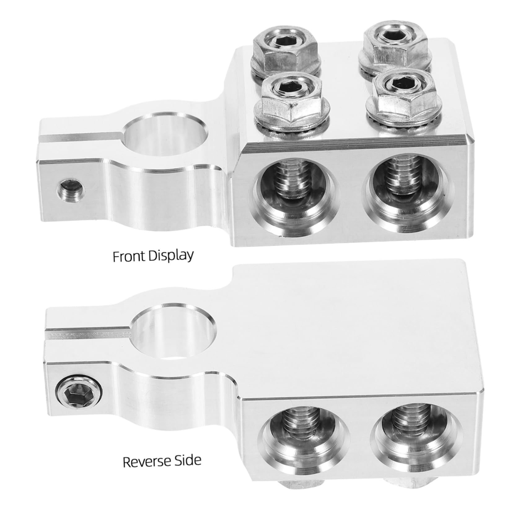 Zerodeko Interrupteur de Déconnexion de Batterie 1 Paire Compatible Véhicules Construction Solide Accessoire de Voiture Coupe-Circuit Sécurité Électrique