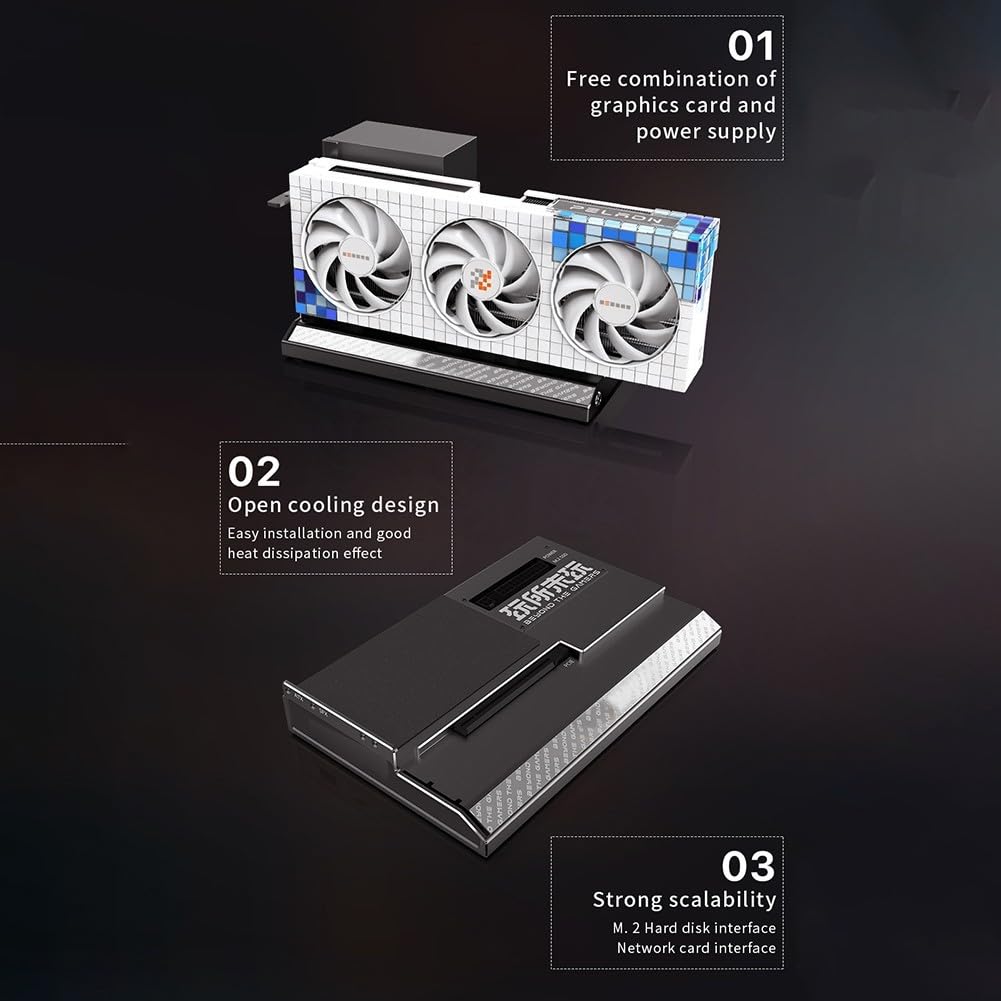 Carcasa GPU Externa Aleación Aluminio para soporte para atx SFX