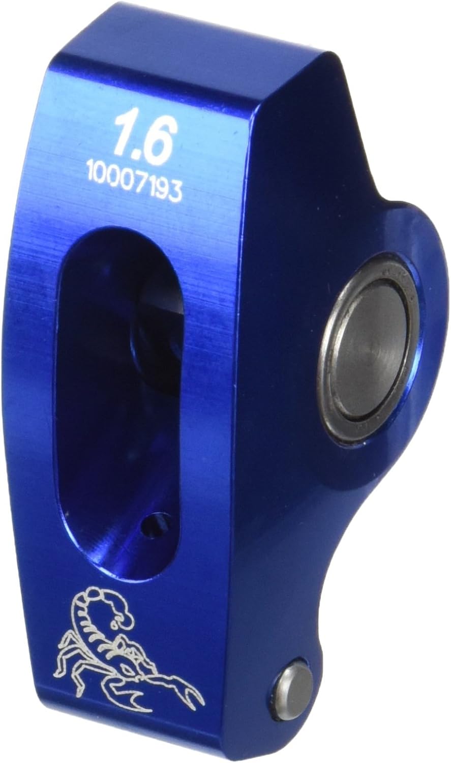 Scorpion Racing 1036-1 1.6 SBC 3/8 Self-Aligning Blue Race Single Rocker Arm w/Polylock