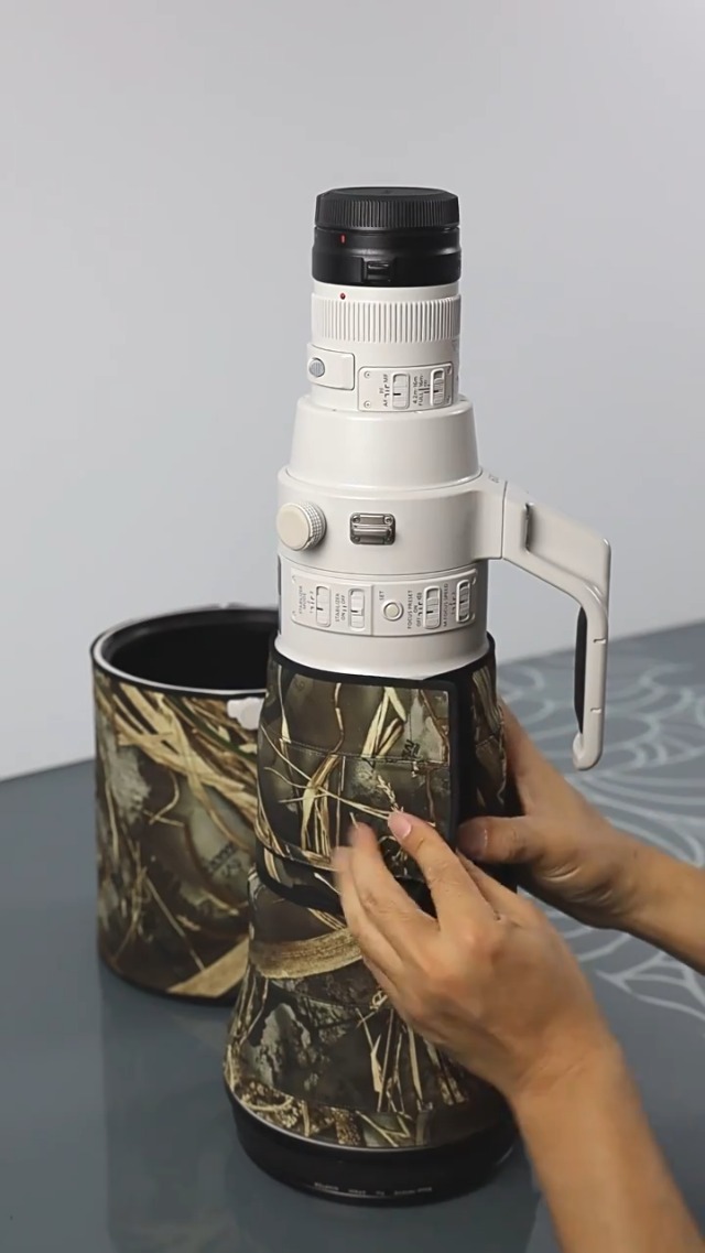 Amazon | ROLANPRO 迷彩レンズカバー 適用于Canon RF 600mm F4 L IS