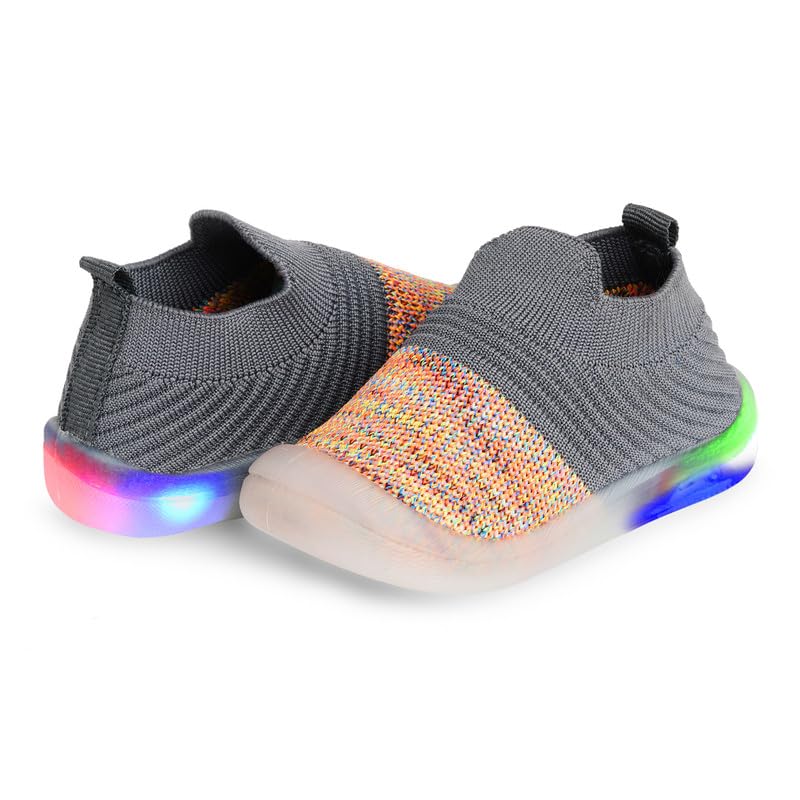 CHIU Slip On Design with LED Shoes 6 61X JC4uKaL