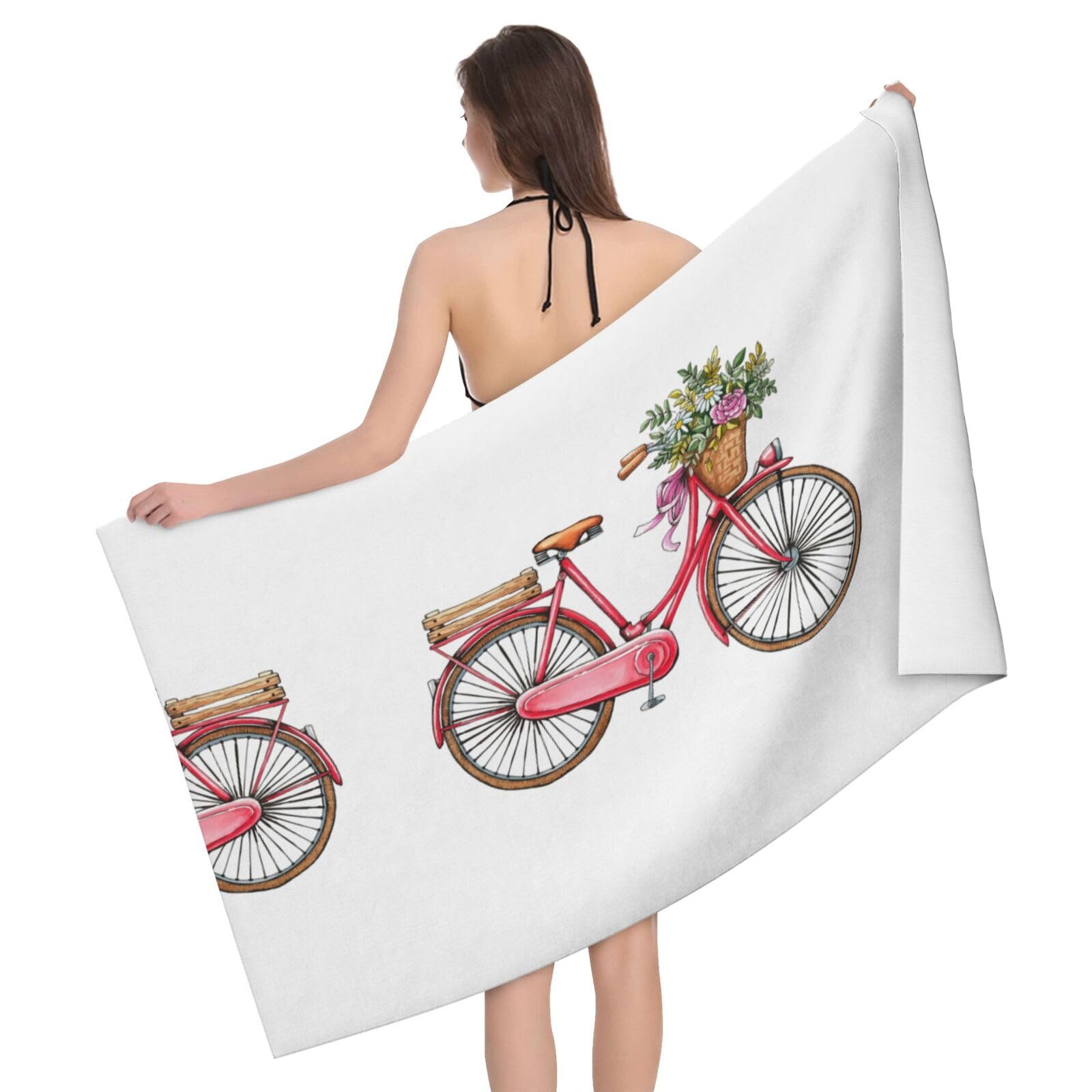 Serviette microfibre vélo finie l'humidité séchage rapide natation