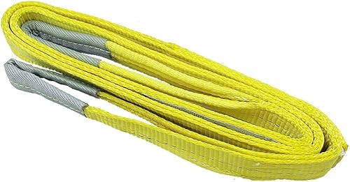 Miniatura 12 de 2 "x 3' Poly Web Sling Correa de elevación para la construcción 6200lbs Vertical para aparejar movimiento remolque elevación equipo de trabajo