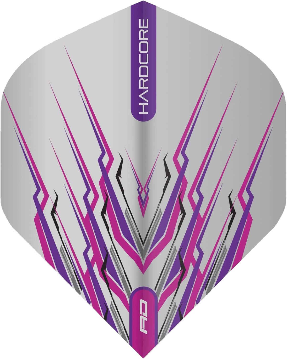 RED DRAGON Peter Wright Snakebite Hardcore Mohawk Purple Dart Flights - 3 Sets Per Pack (9 Flights in Total) - Image 4