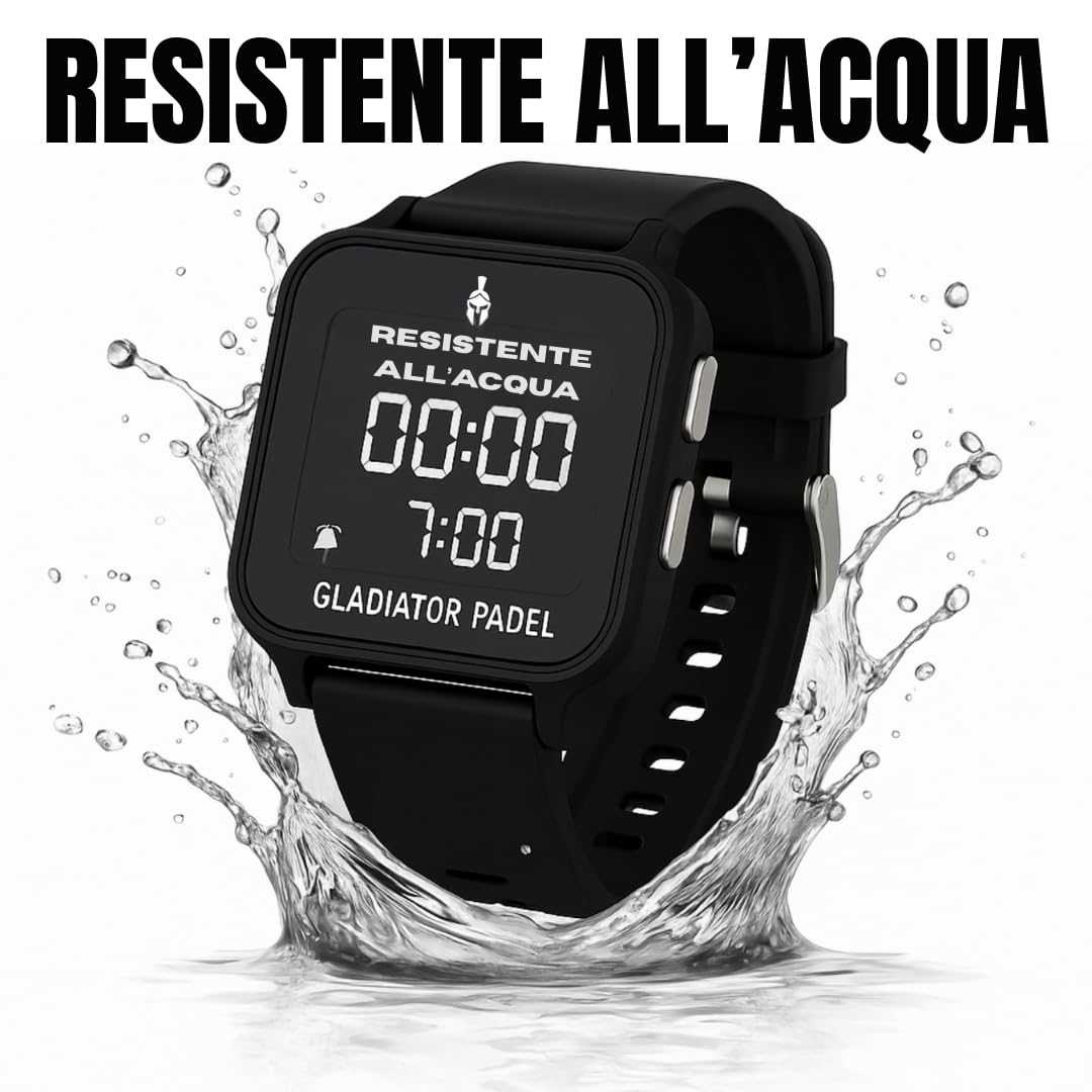 OROLOGIO SEGNAPUNTI PADEL,TENNIS,PICKEBALL E PING PONG |+ Modalità Sveglia-Cronometro e Orologio|accessori padel|accessori tennis|regali per padel |segna punti padel