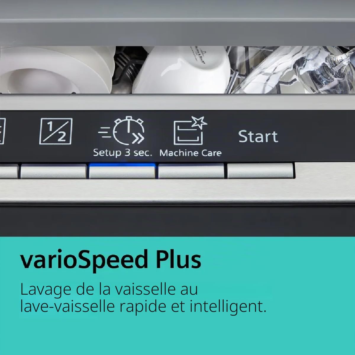 iQ300 SN73EX22CE Lave-vaisselle entièrement intégré 60 cm Charnière Vario pour des situations d'installation spéciales