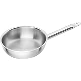 ZWILLING ツヴィリング 「 プロ SS フライパン 3PLY 20cm 」 ステンレス 全面3層構造 IH対応 10年保証 【日本正規販売品】 65128-200