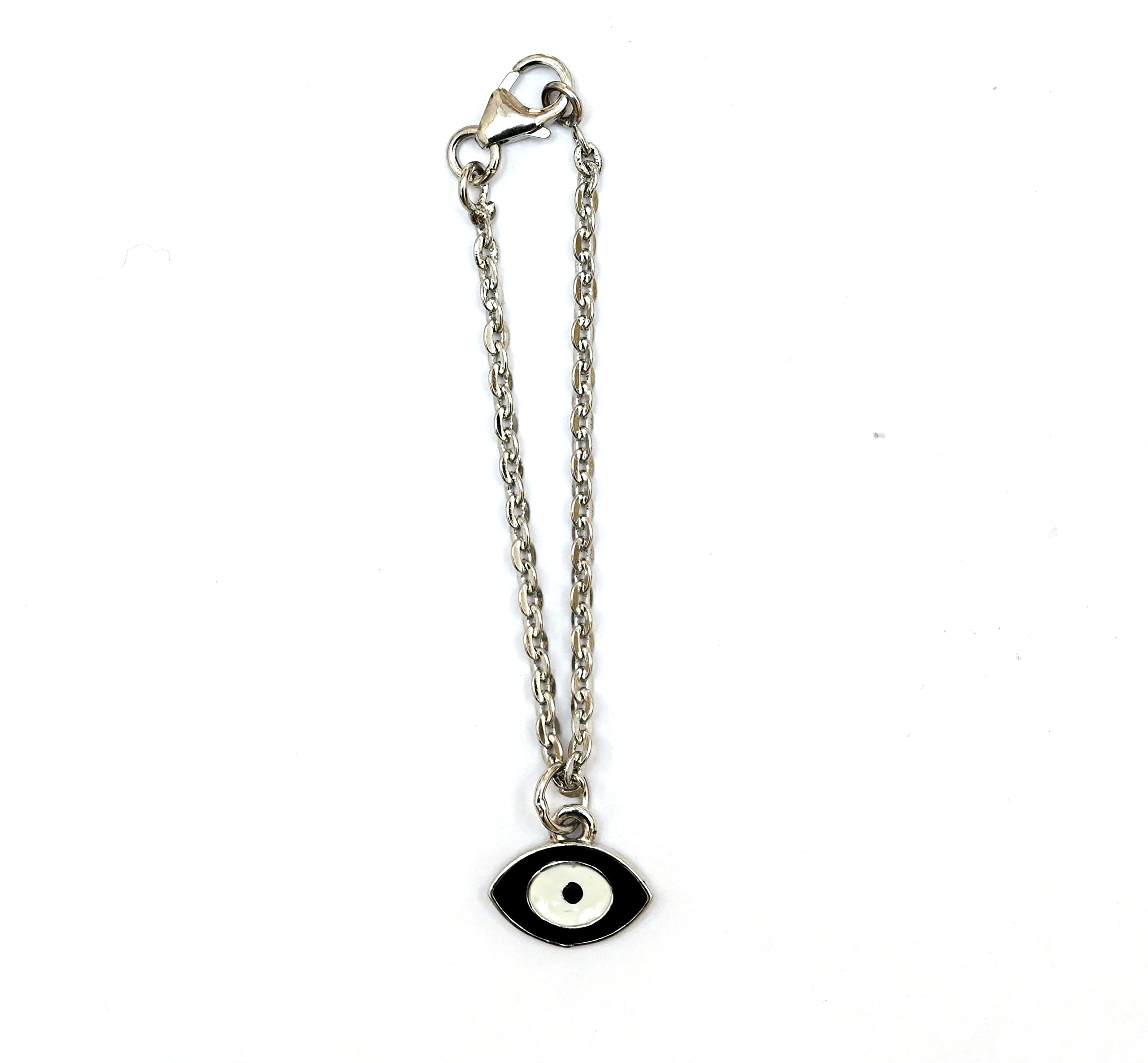 VidushiAastha Evil Eye Watch charm for Girls and Women, 925 Sterling Silver Evil eye Watch Charm with Cubic Zirconia Gemstone - Ideal Gift for ladies - White Rhodium (B0BZMT7Y4C) Amazon Price History, Amazon Price Tracker