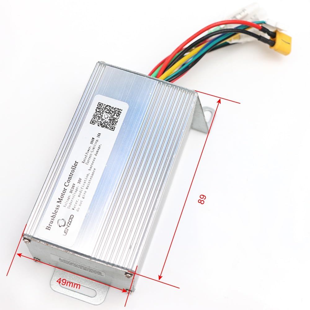 Placa Base del Controlador de Scooter 350W 36V, for OEM, LEZON versión M365 y Pro Electric Scooter Control Brake Displays Light Pantalla LCD para Patinete eléctrico(Accelerator)
