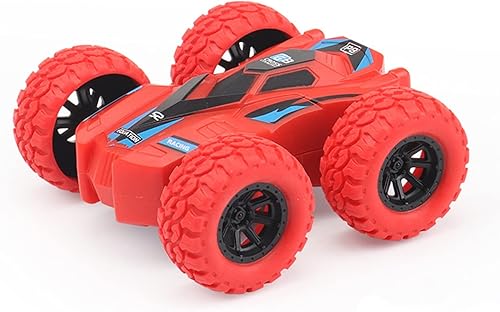 Miniatura 3 de Pull Back Cars Double-Sided Friction Powered Vehicles Flips Shockproof Inertia Cars Pull Cars for Boys Girls Toddler Birthday Gift Age 3+ Years