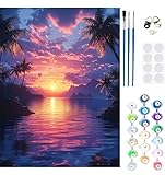 【EASY TO GET STARTED】Il suffit de faire correspondre les numéros de la peinture et les chiffres sur la toile pour remplir la peinture. Peindre en fonction des numéros de couleur, finir un par un. La peinture par numéros convient à tous les niveaux de compétences, que vous soyez adultes, enfants ou débutants. Remplissez la couleur selon les numéros, vous n'avez pas besoin de compétences en peinture.