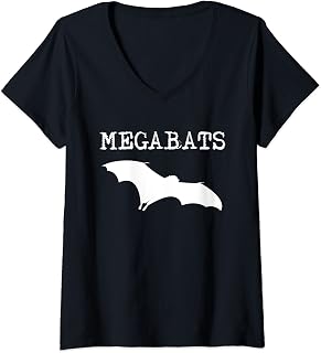 Womens Megabat Megabats V-Neck T-Shirt
