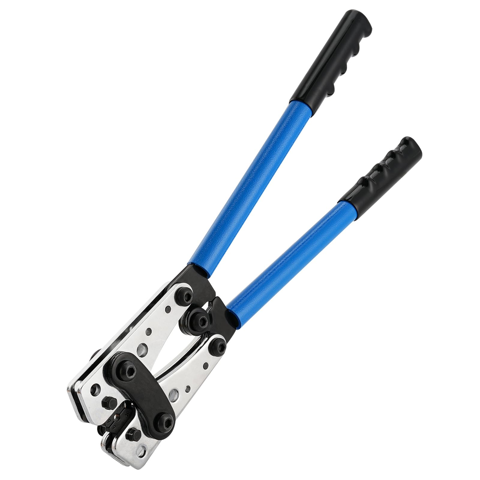 Comzantor Crimpzange Set, Presszange Kabelschuhe, Crimpzangen, Krimpzangenset, Kabelschuhzange, Crimping Tool, Kabelschuh Zange, Crimpzange, Quetschzange für Kabelschuhe, für Drahtkabeln von 6-50mm²