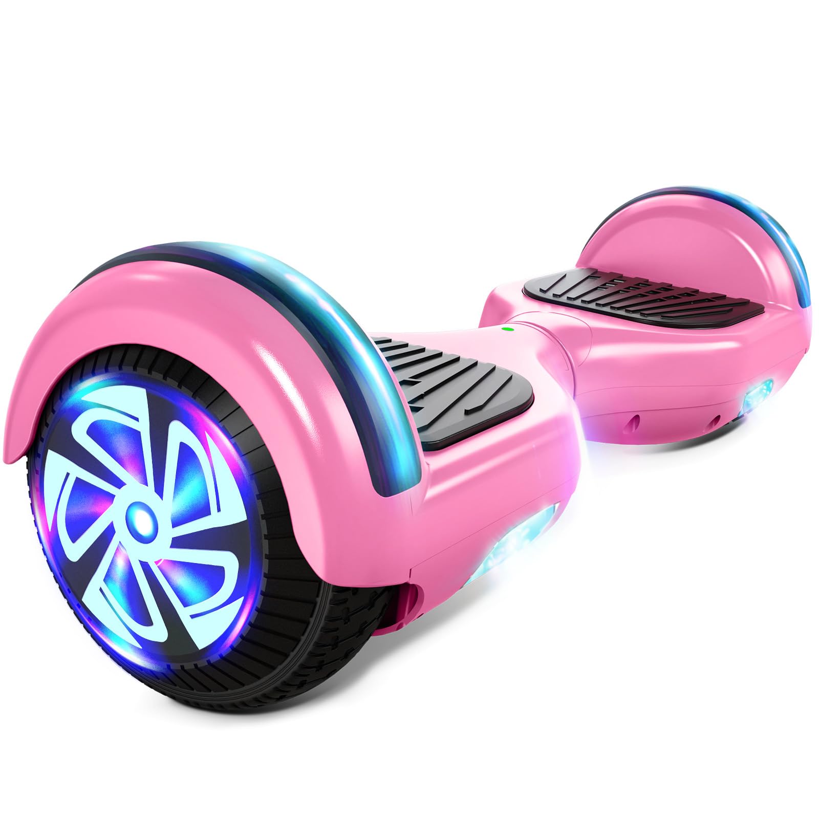 Hoverboard Self Balancing Scooter 6.5 Inch Two-Wheel Self Balancing Hoverboard with Bluetooth Speaker and LED Lights for Children Gift