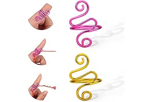 Volodo Crochet Ring: Gold, Adjustable Tension Ring for Crocheting