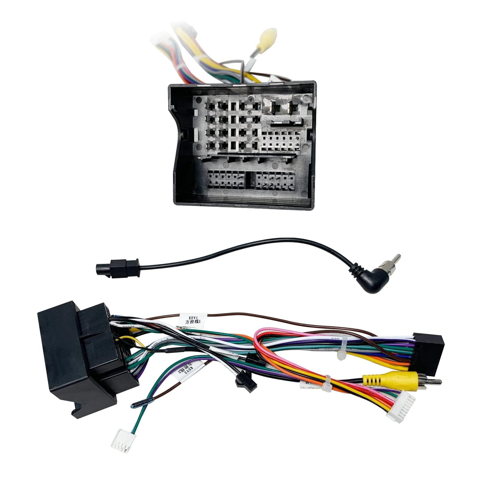 52 Pin Cavo Autoradio Compatibile con VW (Modelli 2015+) – Per Golf, Jetta, Passat, CC, EOS, Tiguan, Skoda – Non Compatibile con Modelli Prima del 2015