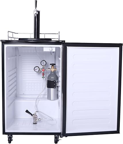 Miniatura 5 de Igloo FRB200C refrigerador para cerveza de 6 pies cúbicos con tanque y kit de dióxido de carbono de acero inoxidable