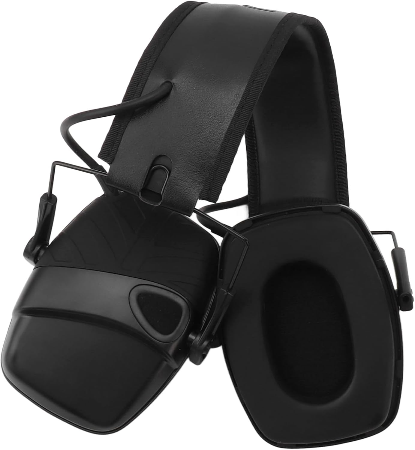 Electronic Earmuffs Hearing Protection with Sound Amplification filming Range Backcountry Trekking Industrial Noise Reduction