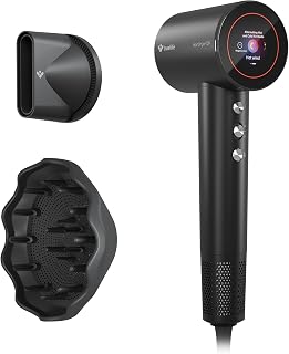 TrueLife hair dryer D9 hair dryer with TrueLife UltraIonic® technology, LED color display, 5 operating modes, motor speed up to 110,000 rpm, two magnetic attachments, magnetic dust filter