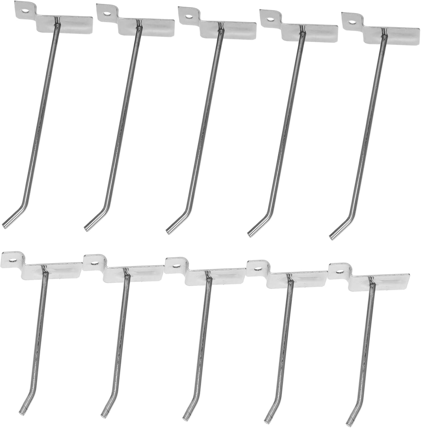 Luxshiny 50pcs Heavy Duty Hooks Wall Hooks Wall Hanger for Phone Accessories Retail Display Easy Install