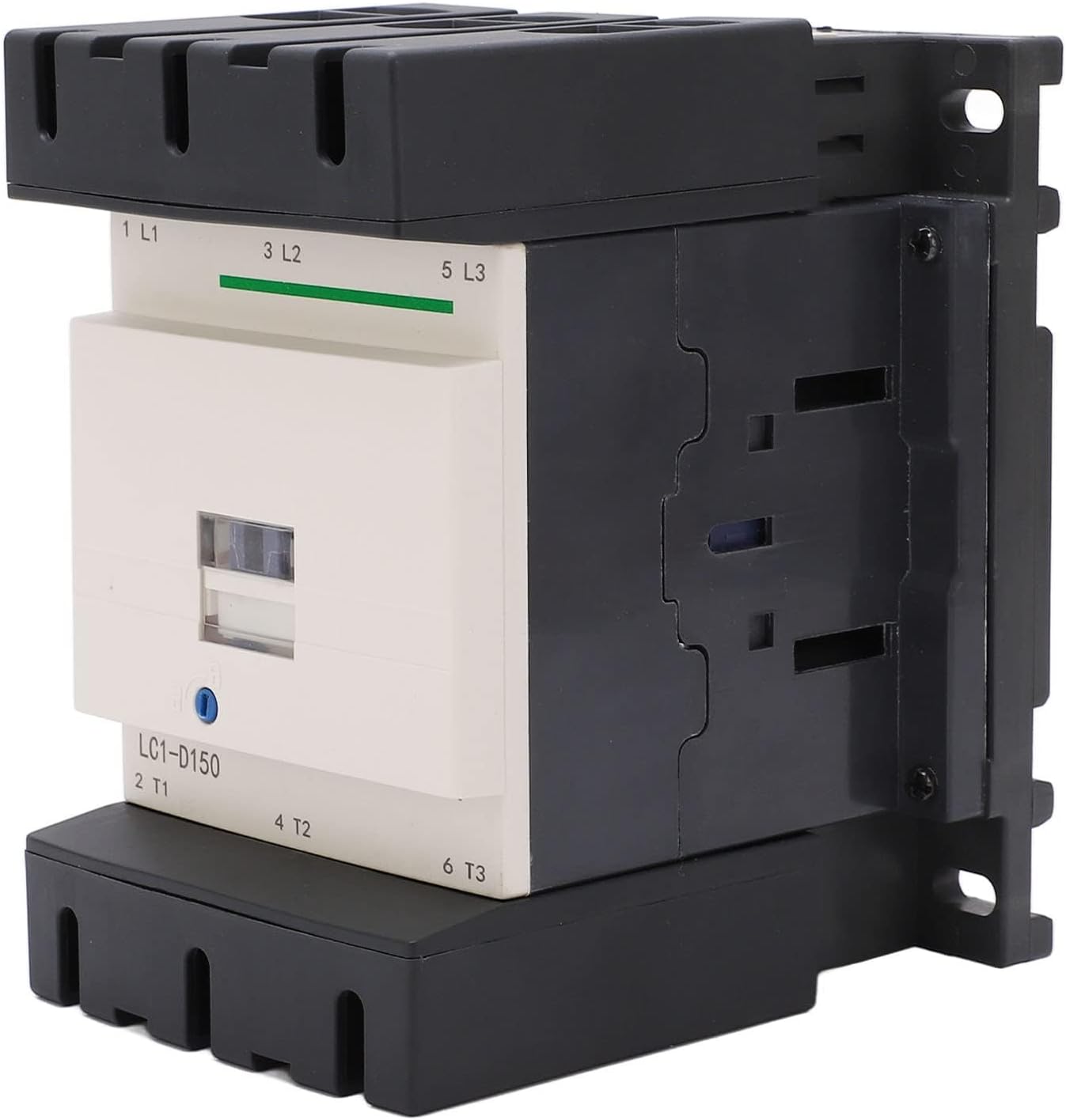 3P AC Contactor, 150 Amp with All Required Accessories for Connecting and Disconnecting Circuits, 5.2x4.7x6.2in (110V)