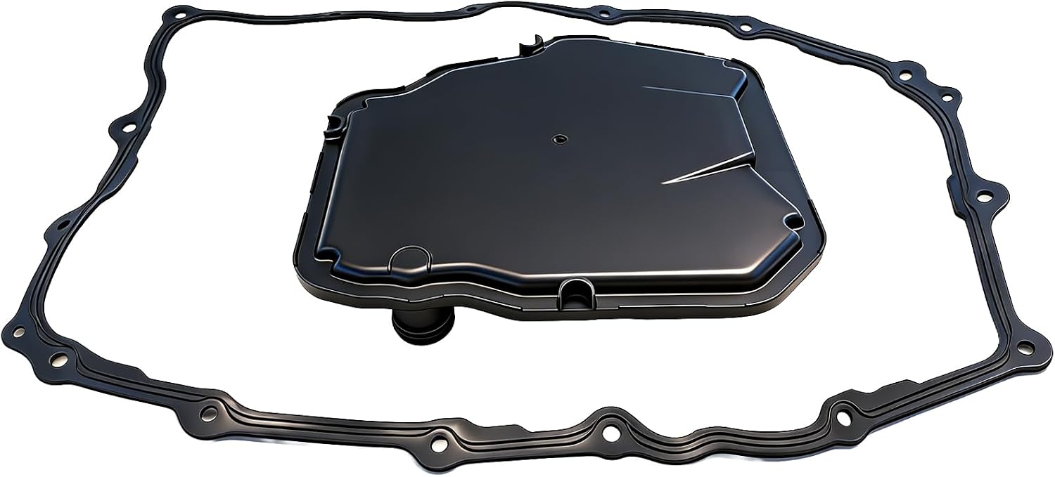 Automatic Transmission Filter Oil Pan Gasket Kit 8L45 8L90 Compatible with Cadillac 15-23 ATS CT4 CT6 CTS Escalade Replacement for Chevrolet 15-24 Camaro Colorado Corvette Express Replaces 24274402