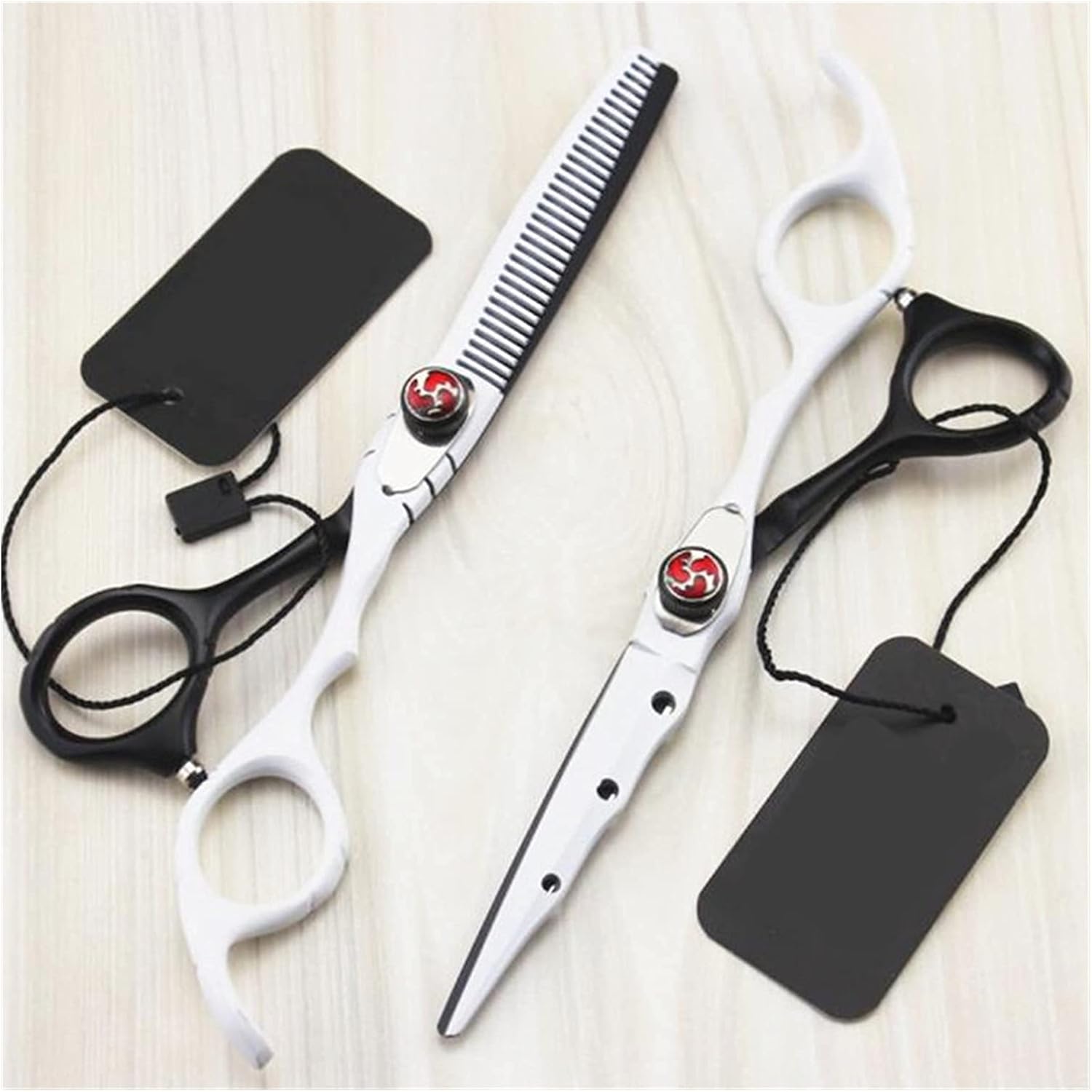 Hair Cutting Shears 6” inch Hairdressing Scissors, Thinning, Barber, Hairdresser for Men Women/Salon/Home/Stylist(Set)