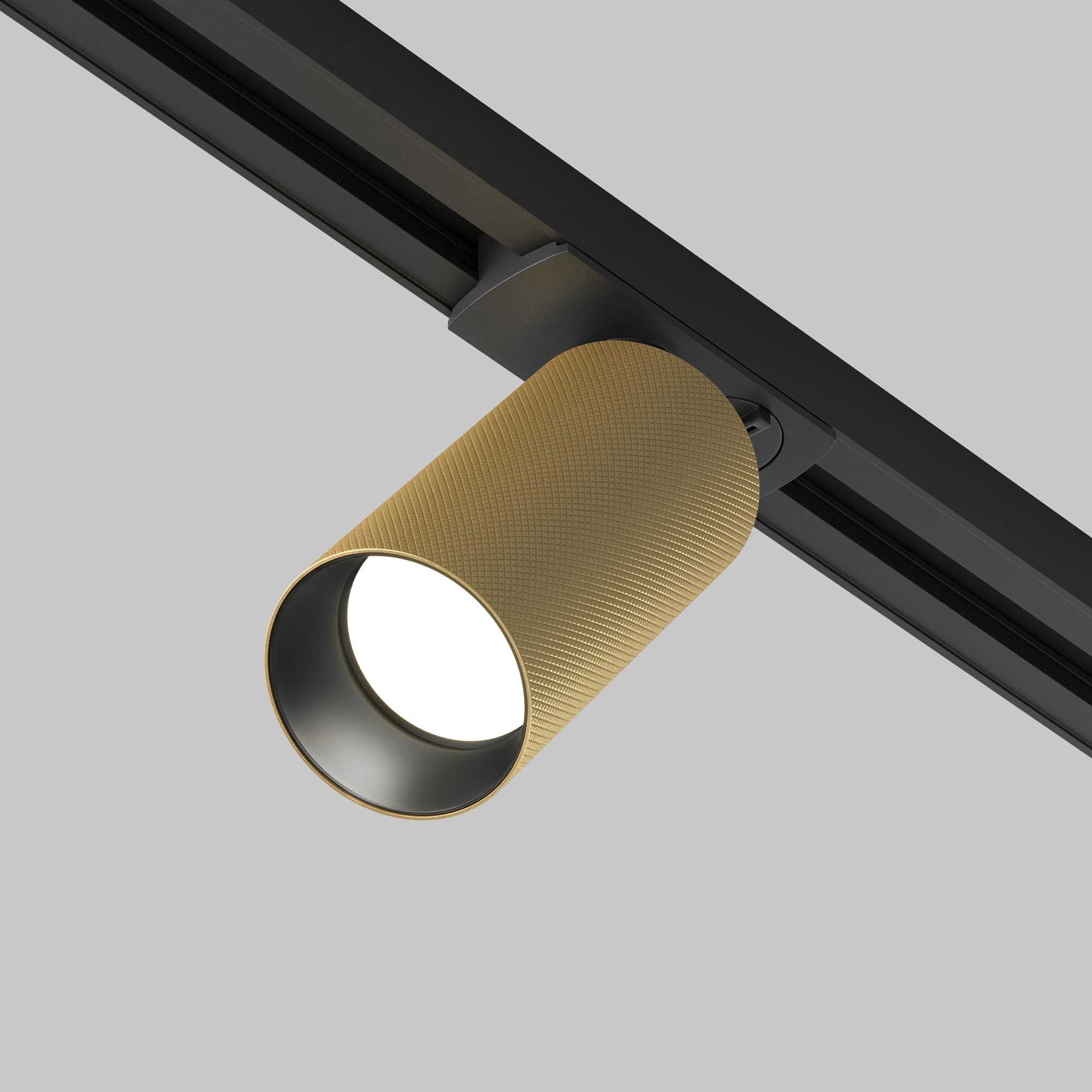 Maytoni Moderne Strahler für einphasiges Stromschienensystem UNITY Artisan 1x GU10 excl. Schwarz und Mattgold aus Aluminum 12W für Küche, Schlafzimmer, Wohnzimmer, Lobby