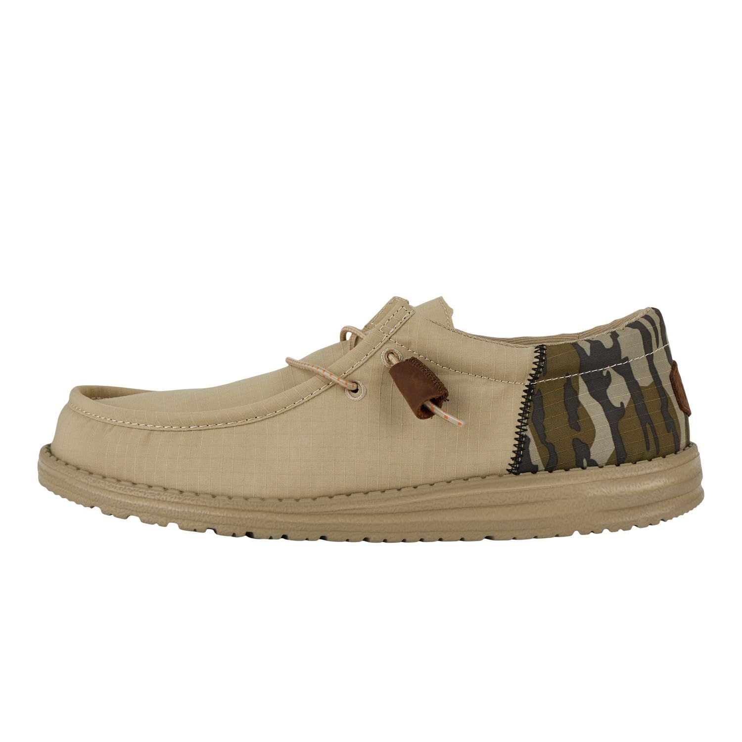 Tênis Hey Dude Wally Funk Camuflado - Conforto Leve, Sem Cadarço, Estilo Mocassim