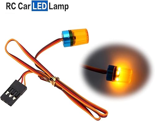 Miniatura 3 de 2 luces LED ultra brillantes de policía, lámpara estroboscópica de flash giratorio, 5 modos para 18 110 114 RC coche extinción de incendios