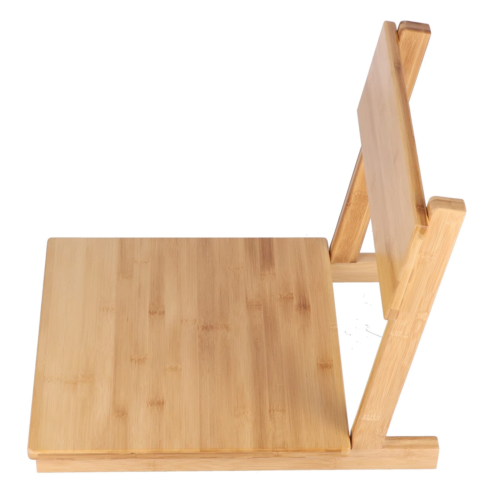 Garosa Chaise de Sol en Bambou Style Japonais sans Jambes Portable avec Support de Dos pour Meditation Salon Fenetre Idéale Espace Petit Relaxation Lecture
