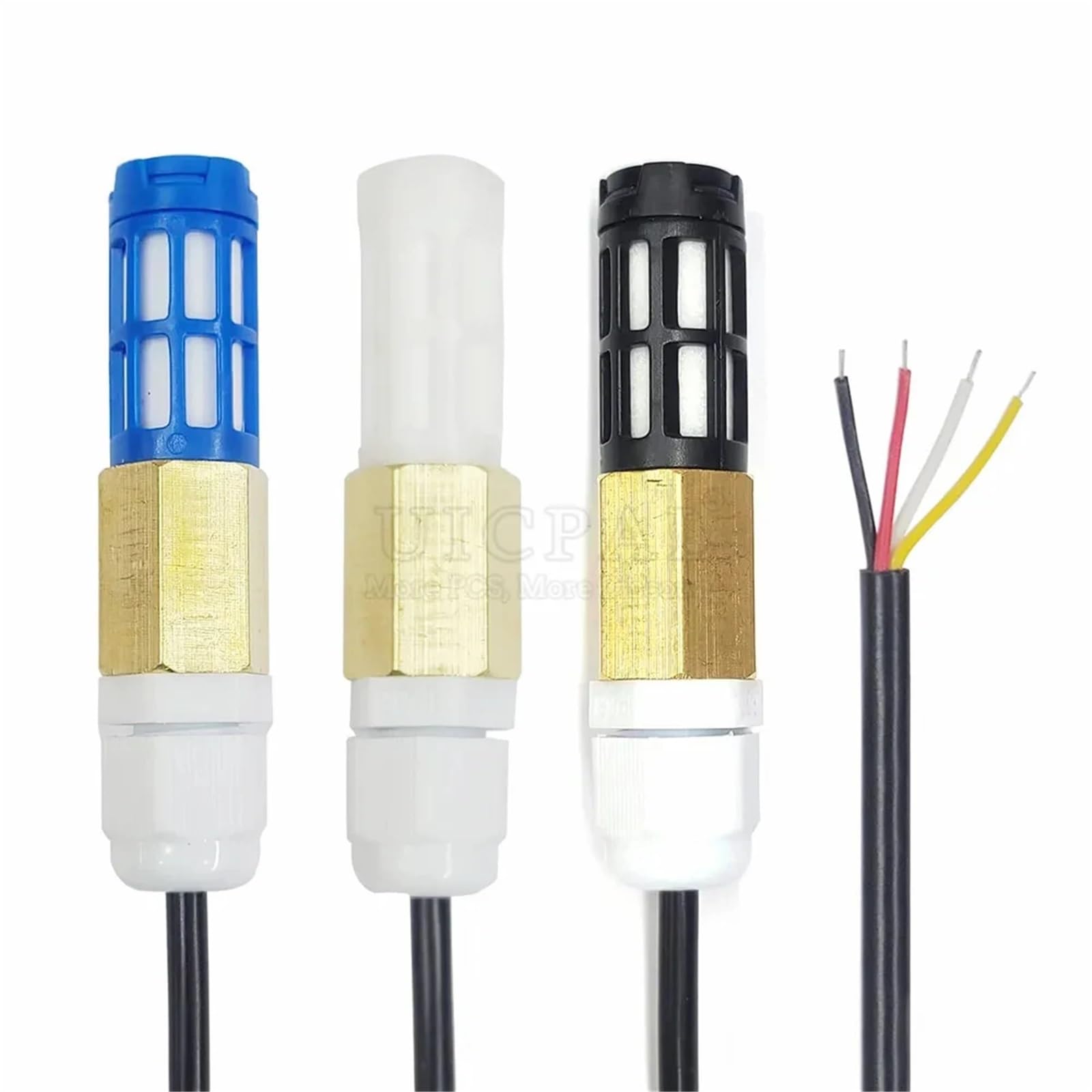 Módulo Sensor de Temperatura y Humedad SHT40, SHT30, SHT20 y SHTC3, con Cable de sonda, Impermeable, Digital, con Salida I2C de 1 m.(SHT30-Black)