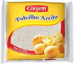 Corsetti Polvilho Azedo 400G Alimentos Fécula De Mandioca Fermentada Amarelo Rico Em Triptofano E Vitamina B6 Receita Familiar Desde 1878