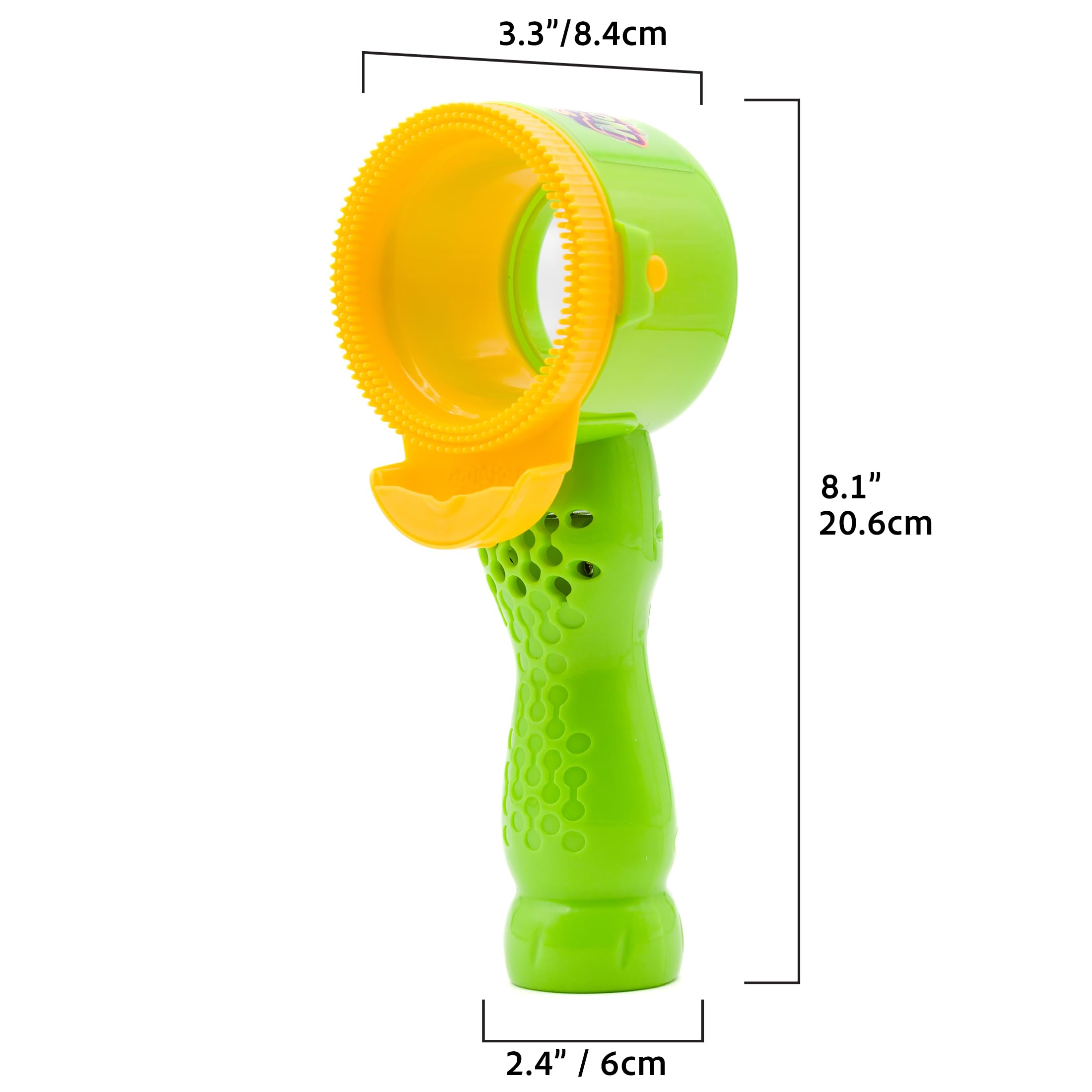 Gazillion Bubbles VorTech Wand Toy for Toddlers Easy, Safe, Push-Button Bubble Fun, Includes 4 oz Solution and Dip Tray - Image 3