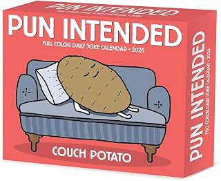 Pun Intended 2026 5.4 X 6.2 Box Calendar