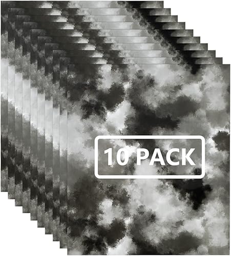 Miniatura 7 de FUNKAKA Paquete de vinilo de transferencia de calor amarillo HTV de 12 x 10 pulgadas, vinilo amarillo brillante para planchar para camisetas, 10