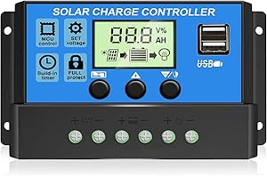 Depvko 30A Solar Charge Controller: Sun's Energy, Harnessed and Utilized